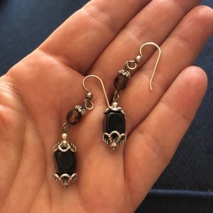 Brighton bead dangle earrings